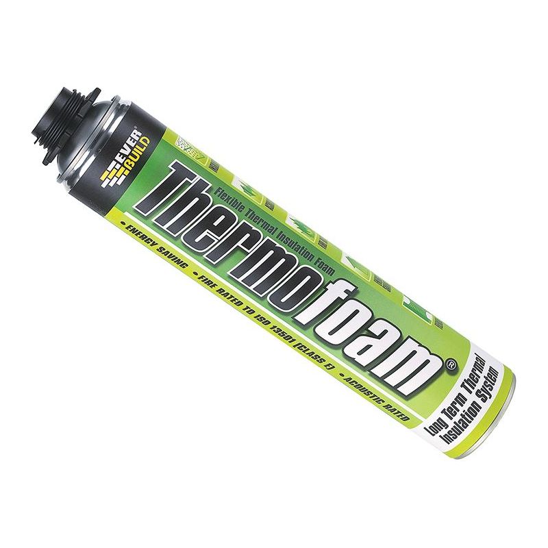Everbuild Sika Gun Grade Thermofoam® Insulation Foam 750ml Everbuild Sika - RockBottom Northamptin
