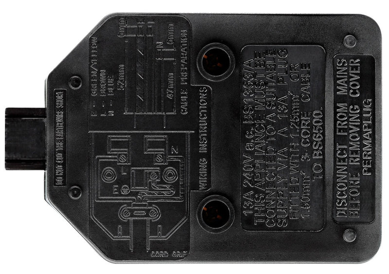 Masterplug Rubber Trailing Socket 13a