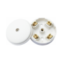 Securlec Mini 4 Terminal Junction Box White 20A 58mm