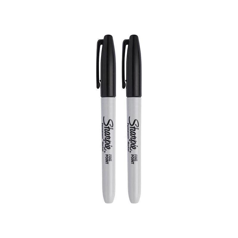 Sharpie® Fine Tip Permanent Marker Black (Pack 2) Sharpie® - RockBottom Nothampton