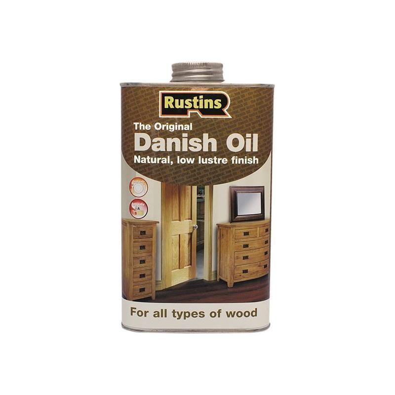 Rustins Original Danish Oil 1 litre Rustins - RockBottom Nothampton