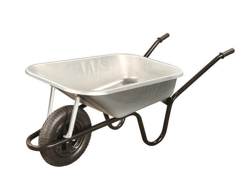Walsall 90L Galvanised Builder's Wheelbarrow