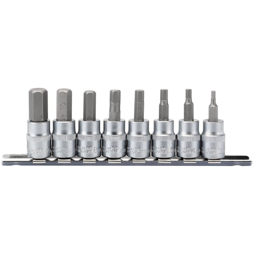 Draper Metric Hex. Socket Bit Set, 3/8" Sq. Dr., 48mm (8 Piece) 16285 Draper - Town Tools 