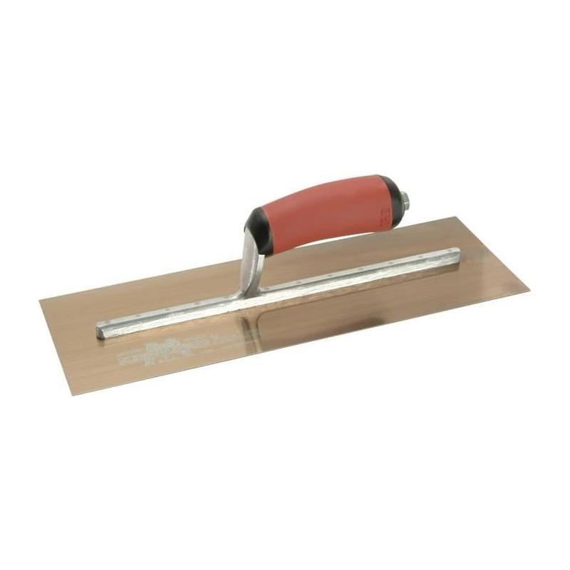 Marshalltown MXS73GSD Gold Finishing Trowel DuraSoft® Handle 14 x 4.3/4in Marshalltown - RockBottom Northampton