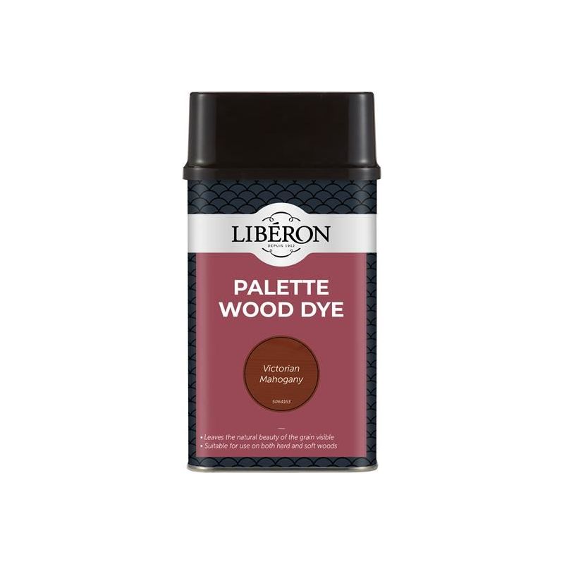 Liberon Palette Wood Dye Victoria Mahogany 500ml Liberon - RockBottom Northampton
