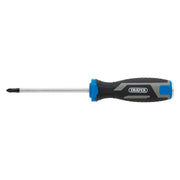Draper Pound Thru Phillips Soft Grip Screwdriver, PH1 x 100mm Draper - Town Tools
