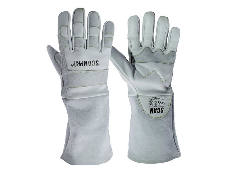 Scan Premium Leather Welding Gloves - L (Size 9) Scan - RockBottom Nothampton