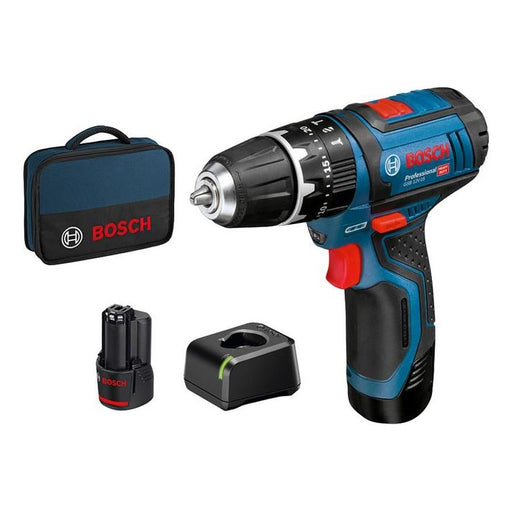 Bosch GSB 12V-15 Professional Combi Drill 12V 2 x 2.0Ah Li-ion Bosch - RockBottom Northampton