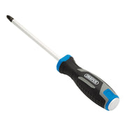 Draper Pound Thru Phillips Soft Grip Screwdriver, PH3 x 150mm Draper - Town Tools