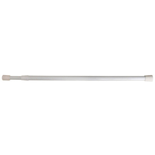 Renaissance White Twist Tension Rods 40-61cm