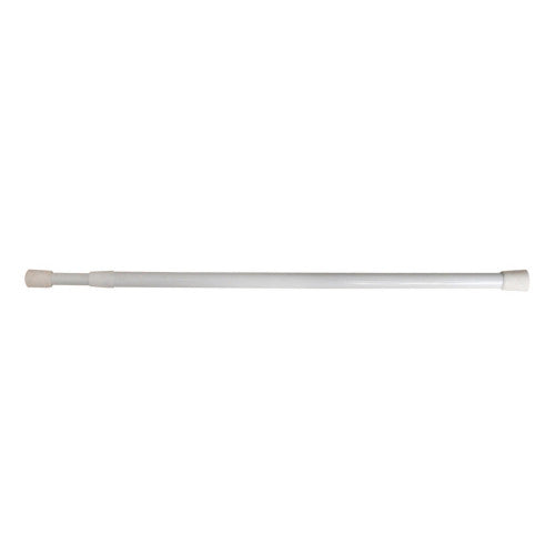 Renaissance White Twist Tension Rods 56-92cm