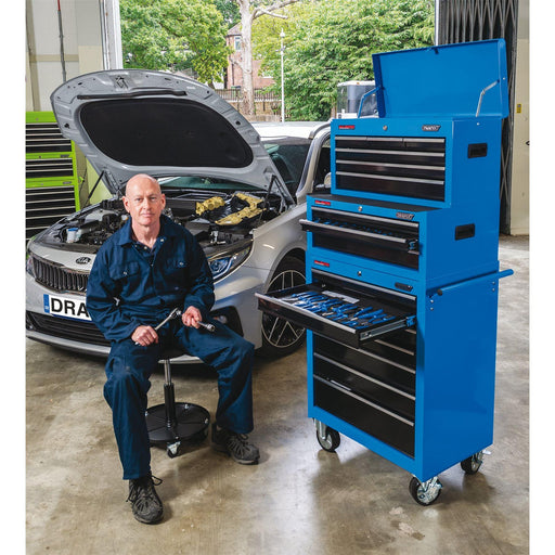 Draper Intermediate Tool Chest, 3 Drawer, 26", Blue 14970 Draper - Town Tools 