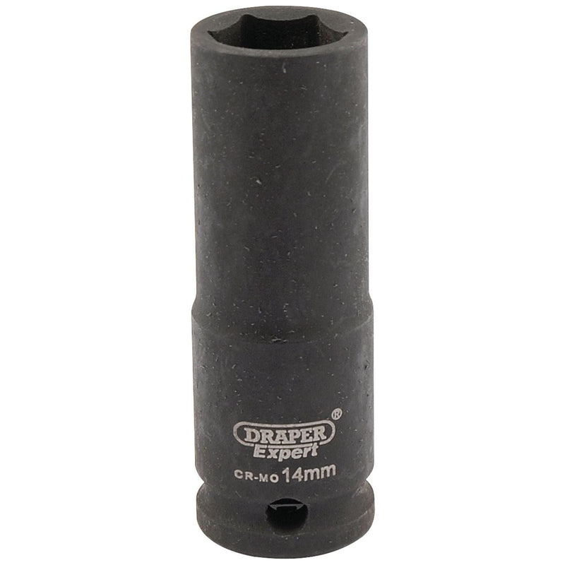 Draper Expert HI-TORQ 6 Point Deep Impact Socket, 3/8" Sq. Dr., 14mm Draper - Town Tools 