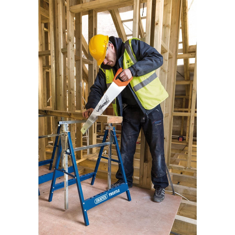 Draper Venom First Fix Triple Ground Handsaw, 550mm, 7tpi/8ppi Draper - Town Tools 