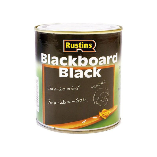 Rustins Quick Dry Blackboard Black 250ml Rustins - RockBottom Nothampton