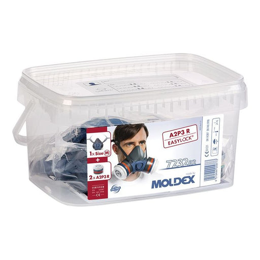 Moldex Series 7000 Half Mask (Medium) + 2 x A2P3 R Filters + Storage Box Moldex - RockBottom Northampton