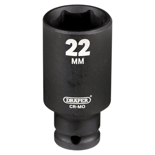 Draper Draper HI-TORQ Metric Deep Impact Socket, 3/8" Sq. Dr., 22mm Draper - Town Tools