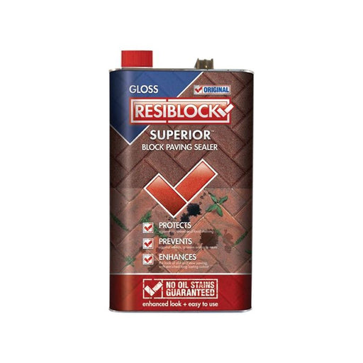Everbuild Sika Resiblock Superior Original Gloss 5 litre Everbuild Sika - RockBottom Northamptin