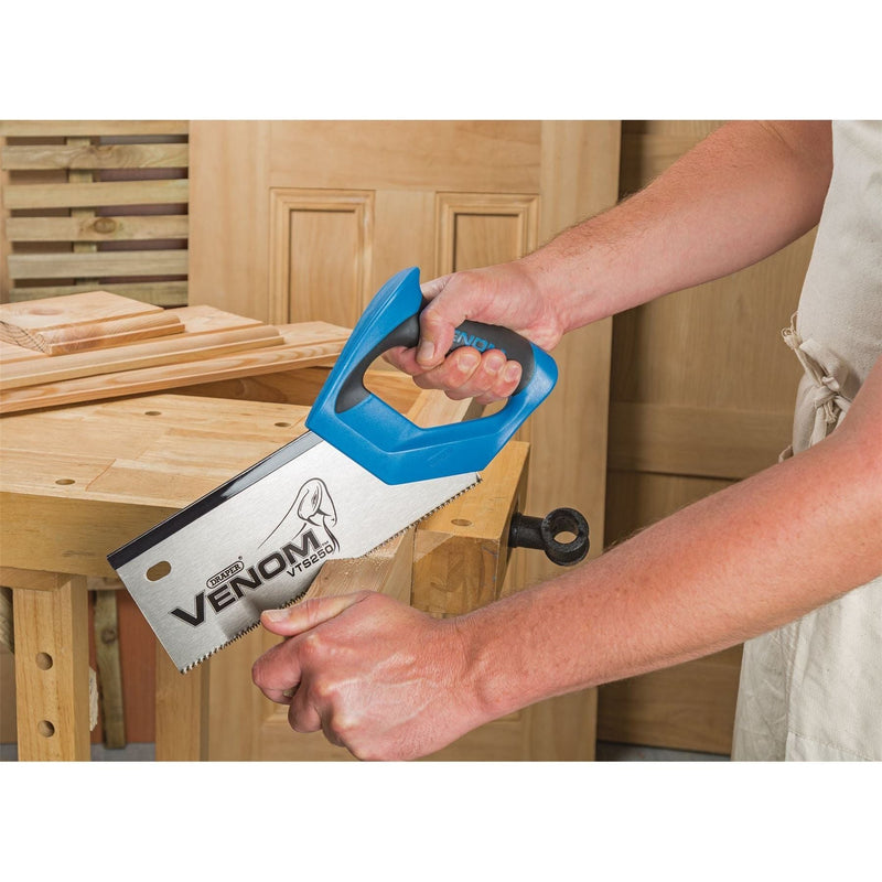 Draper Venom Double Ground Tenon Saw, 250mm, 11tpi/12ppi 82199 Draper - Town Tools 