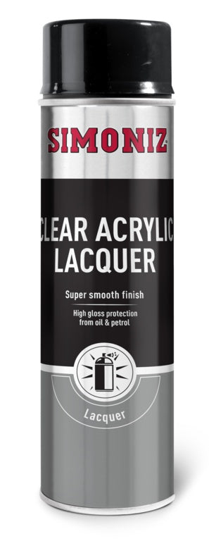 Simoniz Clear Lacquer - Acryllic 500ml