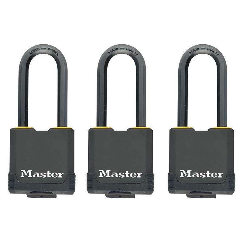 Master Lock Excell™ Weather Tough 45mm Padlock 4-Pin- Keyed Alike x 3 Master Lock - RockBottom Northampton