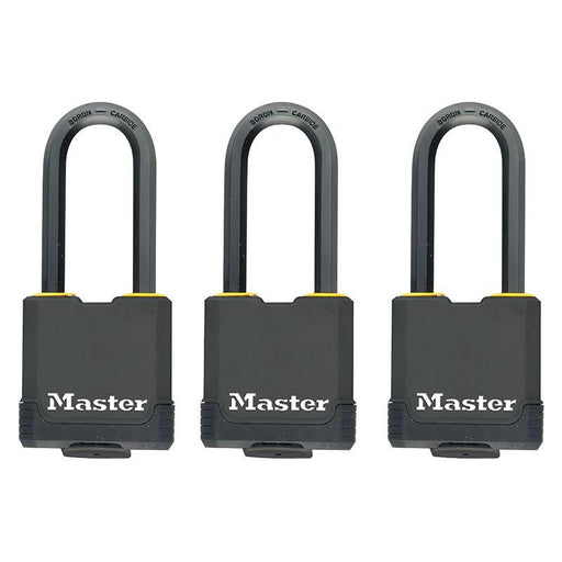 Master Lock Excell™ Weather Tough 45mm Padlock 4-Pin- Keyed Alike x 3 Master Lock - RockBottom Northampton