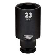 Draper Draper HI-TORQ Metric Deep Impact Socket, 3/8" Sq. Dr., 23mm Draper - Town Tools