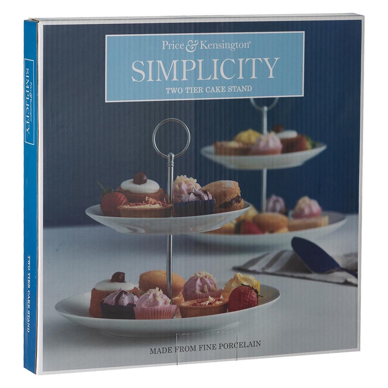 CLEARANCE Prince & Kensington Two Tier Cake Stand