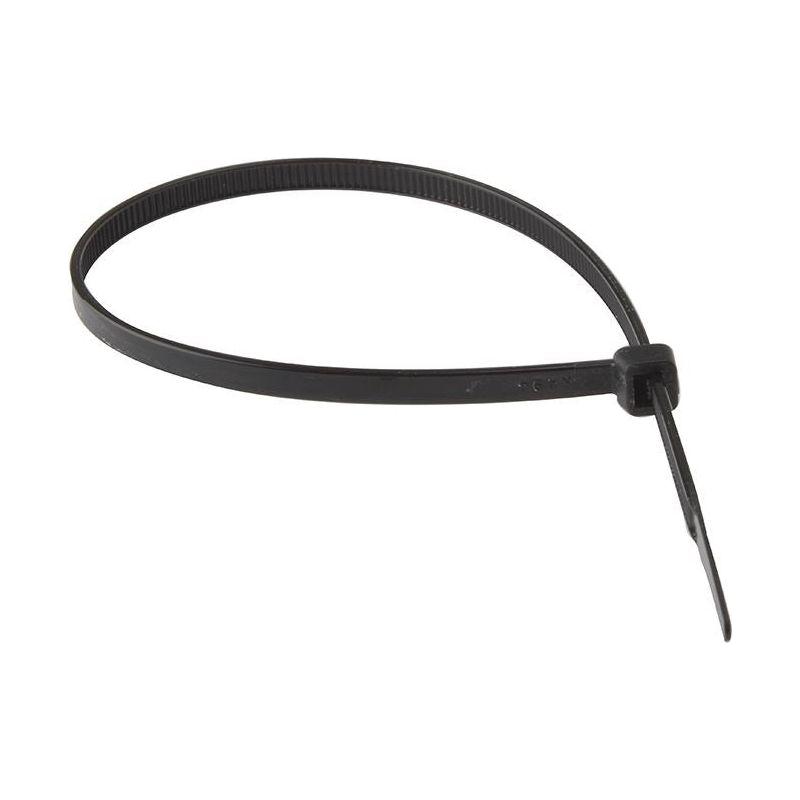Forgefix Cable Tie Black 4.8 x 300mm (Bag 100) ForgeFix - RockBottom Northampton