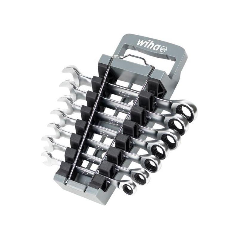 Wiha Ring Ratchet Spanner Set, 8 Piece Wiha - RockBottom Northampton