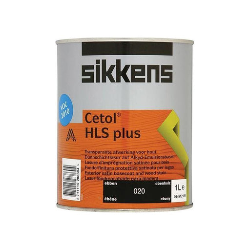 Sikkens Cetol HLS Plus Translucent Woodstain Ebony 1 litre Sikkens - RockBottom Nothampton