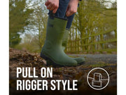 Scan Fleece Lined Wellingtons UK 8 EUR 42 Scan - RockBottom Nothampton
