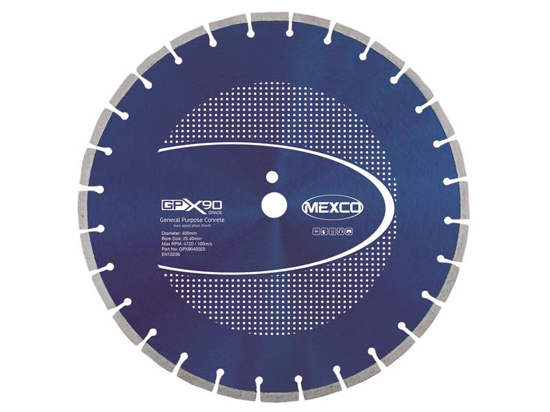 MEXCO - GPX90 Concrete Diamond Blade 400 x 25.4mm