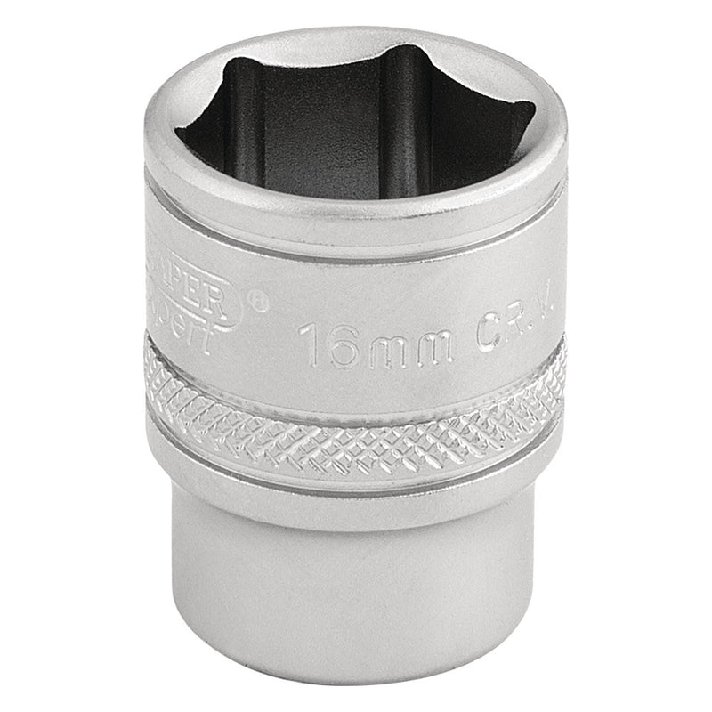 Draper 6 Point Metric Socket, 3/8" Sq. Dr., 16mm 16542 Draper - Town Tools 