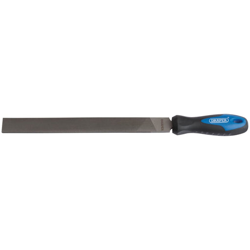 Draper Soft Grip Engineer's Hand File and Handle, 250mm 00007 Draper - Town Tools 