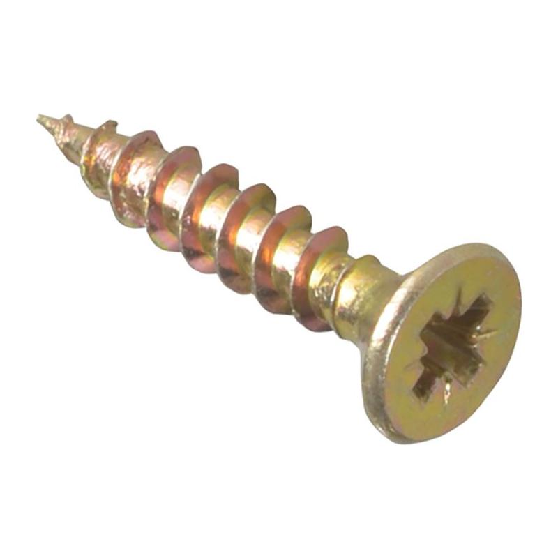 Forgefix Multi-Purpose Pozi Compatible Screw CSK ST ZYP 3.0 x 17mm Box 200 ForgeFix - RockBottom Northampton