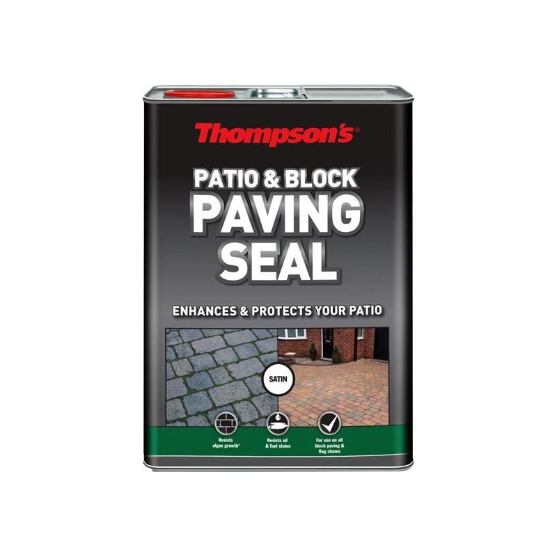 Ronseal Thompson's Patio & Block Paving Seal Satin 5 litre Ronseal - RockBottom Nothampton
