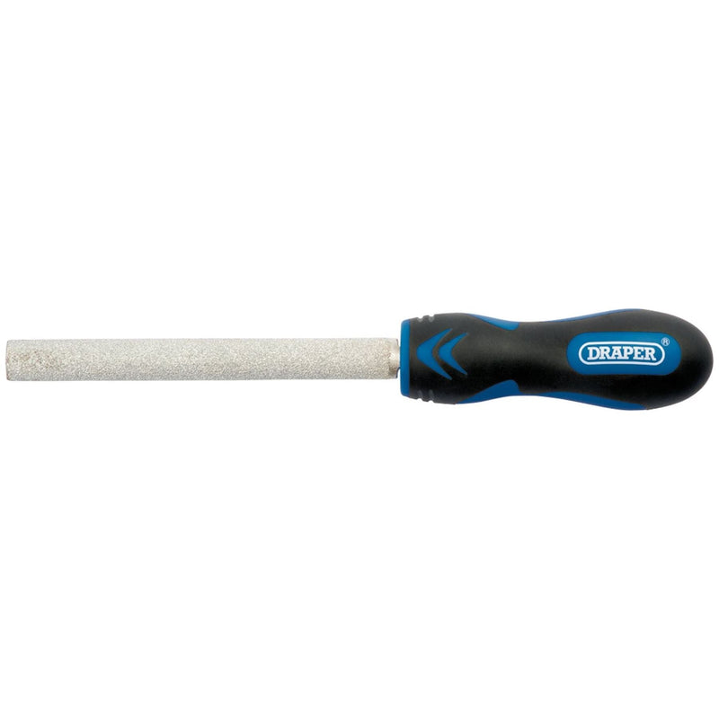 Draper Soft Grip Half Round Tiling File, 140mm 49421 Draper - Town Tools 