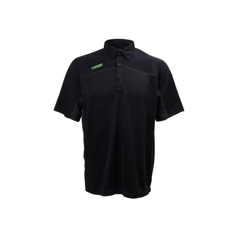 Apache Langley Black Performance Polo Shirt - XL (44/46in) Apache - RockBottom Northampton 