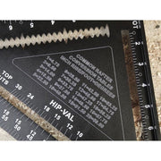 Faithfull Prestige Quick Square Black Aluminium 300mm (12in) Faithfull - RockBottom Northampton