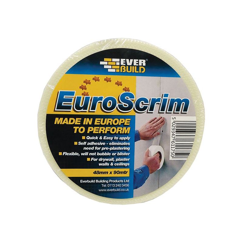 Everbuild Sika EuroScrim Tape 48mm x 90m Everbuild Sika - RockBottom Northamptin