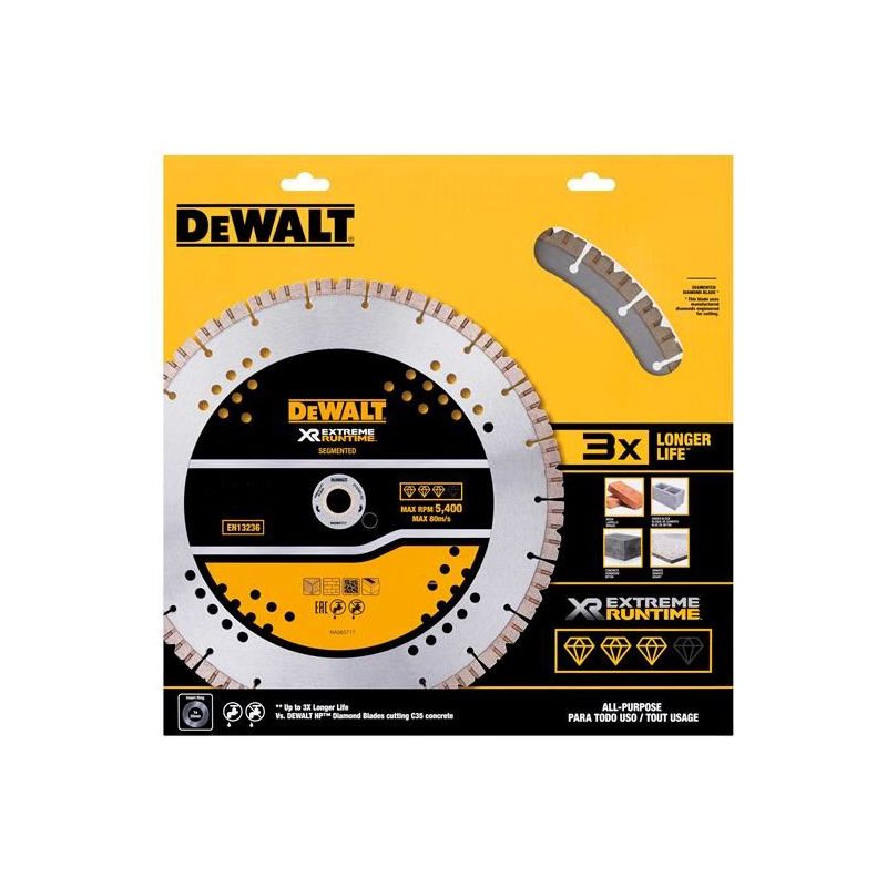 Dewalt Power Tools ELITE SERIES™ All Purpose Diamond Wheel 180mm DeWALT Power Tools - RockBottom Northampton