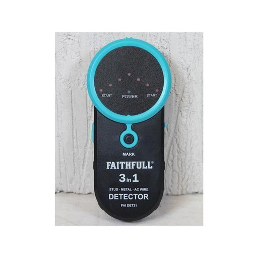 Faithfull 3-in-1 Detector Stud Metal & Live Wire Faithfull - RockBottom Northampton