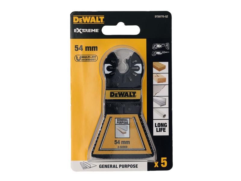 DeWalt DT20775 Bi-metal Multitool Blade 5 Pack