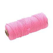 Faithfull Hi-Vis Nylon Brick Line 100m (330ft) Pink Faithfull - RockBottom Northampton