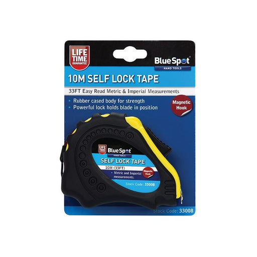 Bluespot Tools Easy Read Magnetic Pocket Tape 10m/33ft (Width 23mm) BlueSpot Tools - RockBottom Northampton