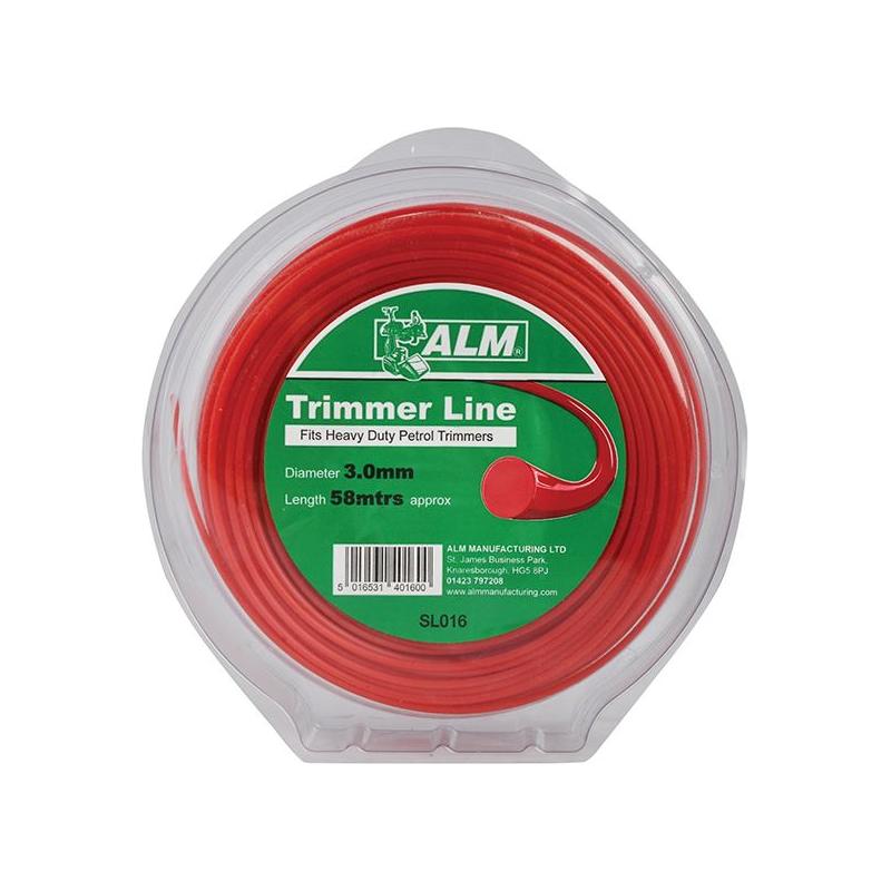 Alm Manufacturing SL016 Heavy-Duty Petrol Trimmer Line 3mm x 58m ALM Manufacturing - RockBottom Northampton 