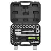 Draper Draper HI-TORQ Metric Socket Set, 1/2" Sq. Dr. (27 Piece) Draper - Town Tools