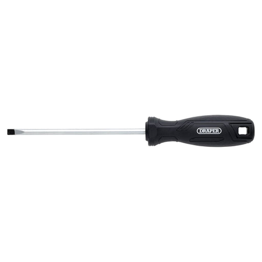 Draper Slotted Parallel Hard Grip Screwdriver, 5.5 x 125mm Draper - Town Tools