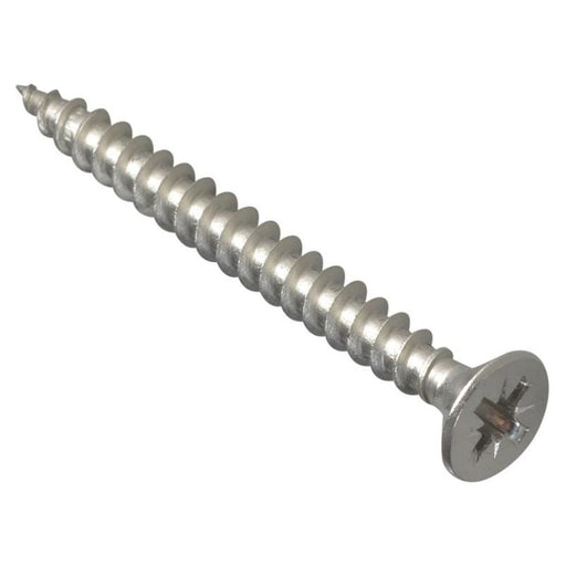 Forgefix Multi-Purpose Pozi Compatible Screw CSK ST S/Steel 5.0 x 50mm Box 200 ForgeFix - RockBottom Northampton